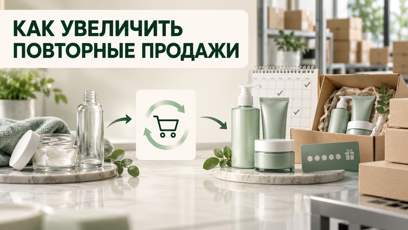 Как увеличить повторные продажи косметики Система повторных продаж в магазине косметики