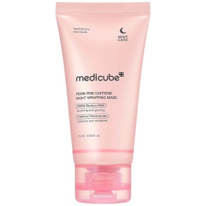 [MEDICUBE] Ночная маска-плёнка с ПДРН и кофеином PDRN Pink Caffeine Night Wrapping Mask 75мл