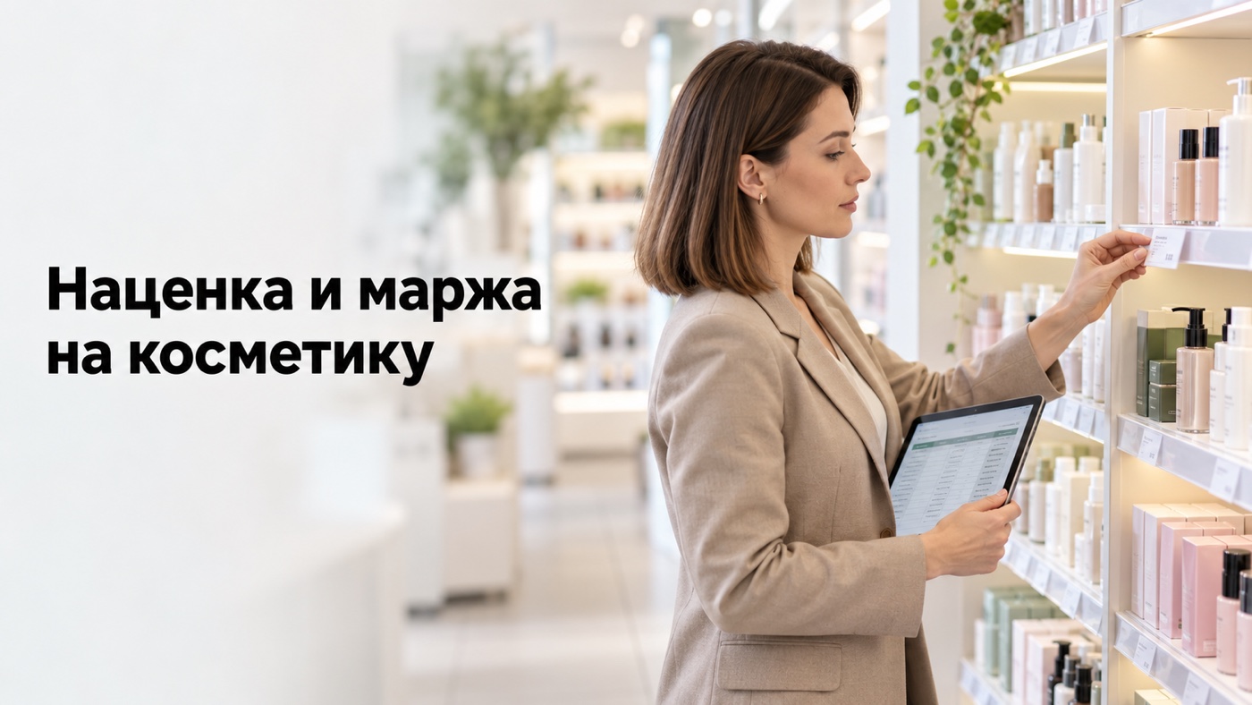 Расчёт наценки и маржи на косметику для розничного магазина Расчёт наценки и маржи на косметику для розничного магазина