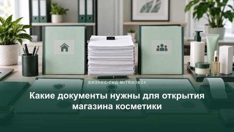 Какие документы нужны для открытия магазина косметики
