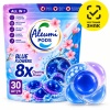 [Aleumi] 8X Жидкое средство для стирки в капсулах 5 камер 7г, "Blue Flowers" 30шт/пакет