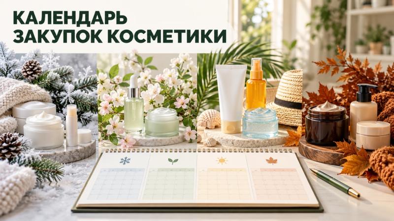 Сезонный календарь закупок косметики для магазина