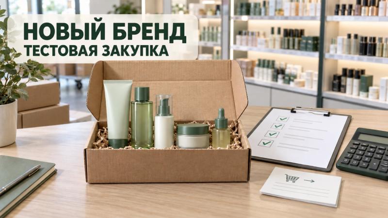 Ввод нового бренда косметики в ассортимент магазина