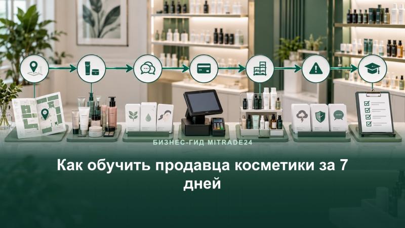 Как обучить продавца косметики за 7 дней