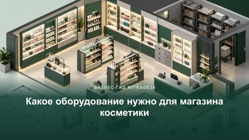 Какое оборудование нужно для магазина косметики