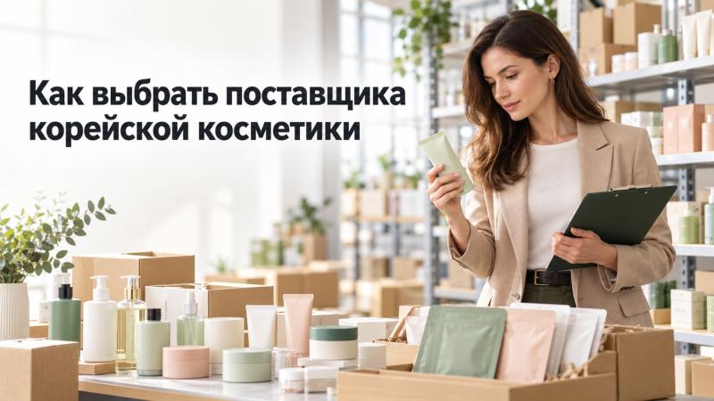 Выбор поставщика корейской косметики оптом для магазина